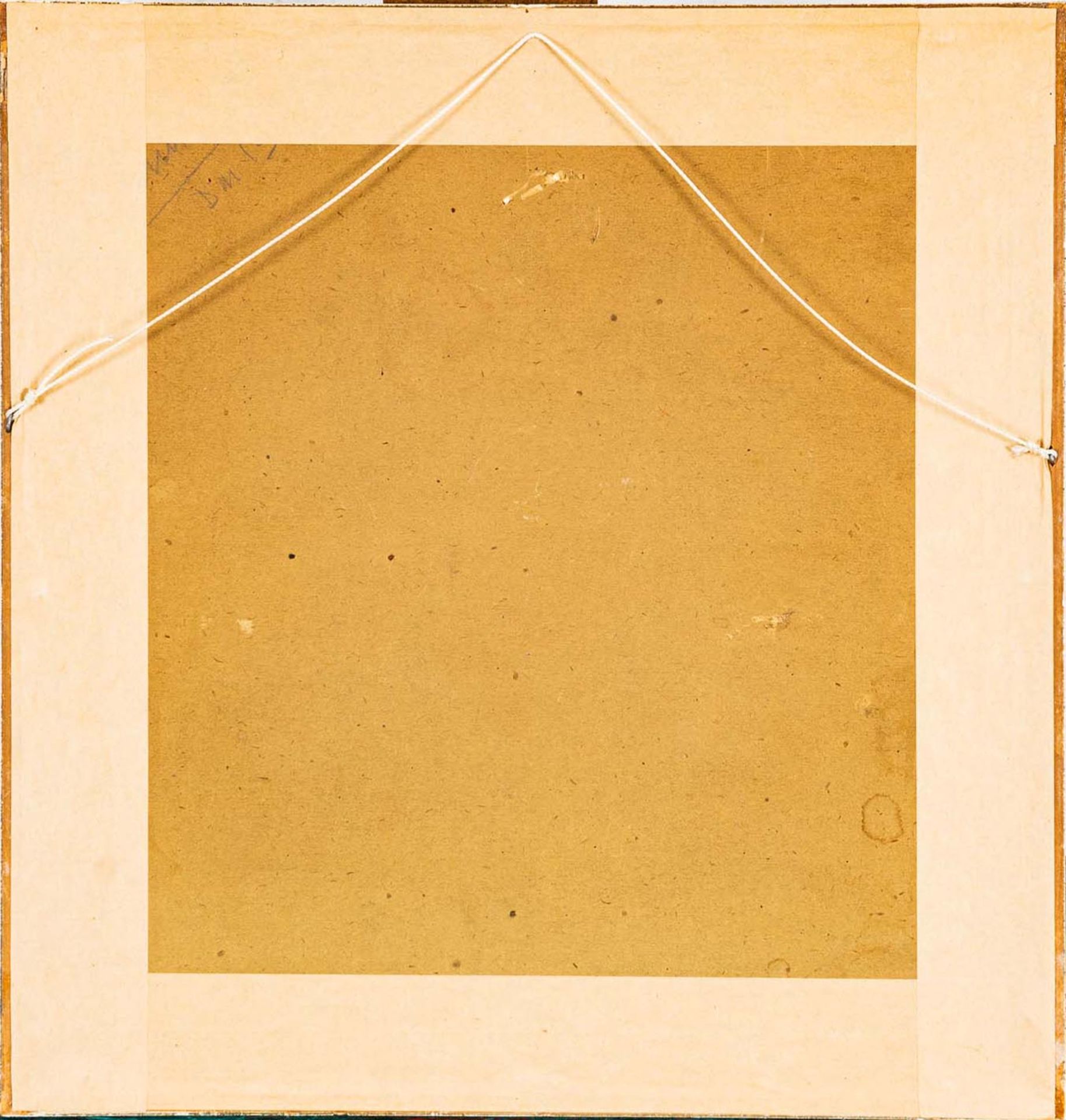 Stilleben mit Kartenpresse; Aquarell auf Papier, am unteren re. Bildrand monogr - Bild 10 aus 10