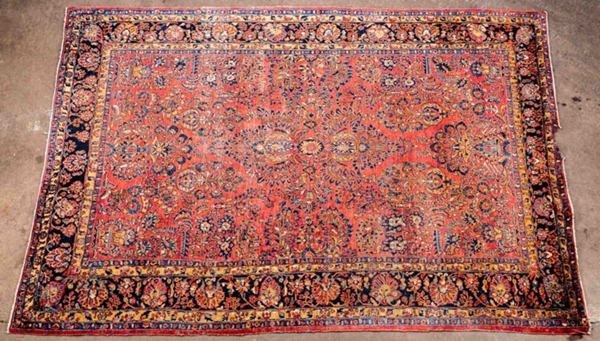 Saruk aus Westpersien um 1920, ca. 370 x 273 cm; all over floral design auf ter