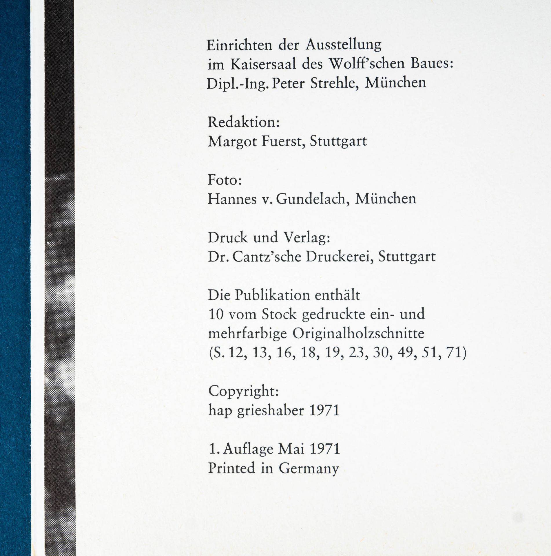 3 tlg. Konvolut versch. Kunst - Bücher, einmal W.P. Eberhard Eggers: "Report au - Image 6 of 23