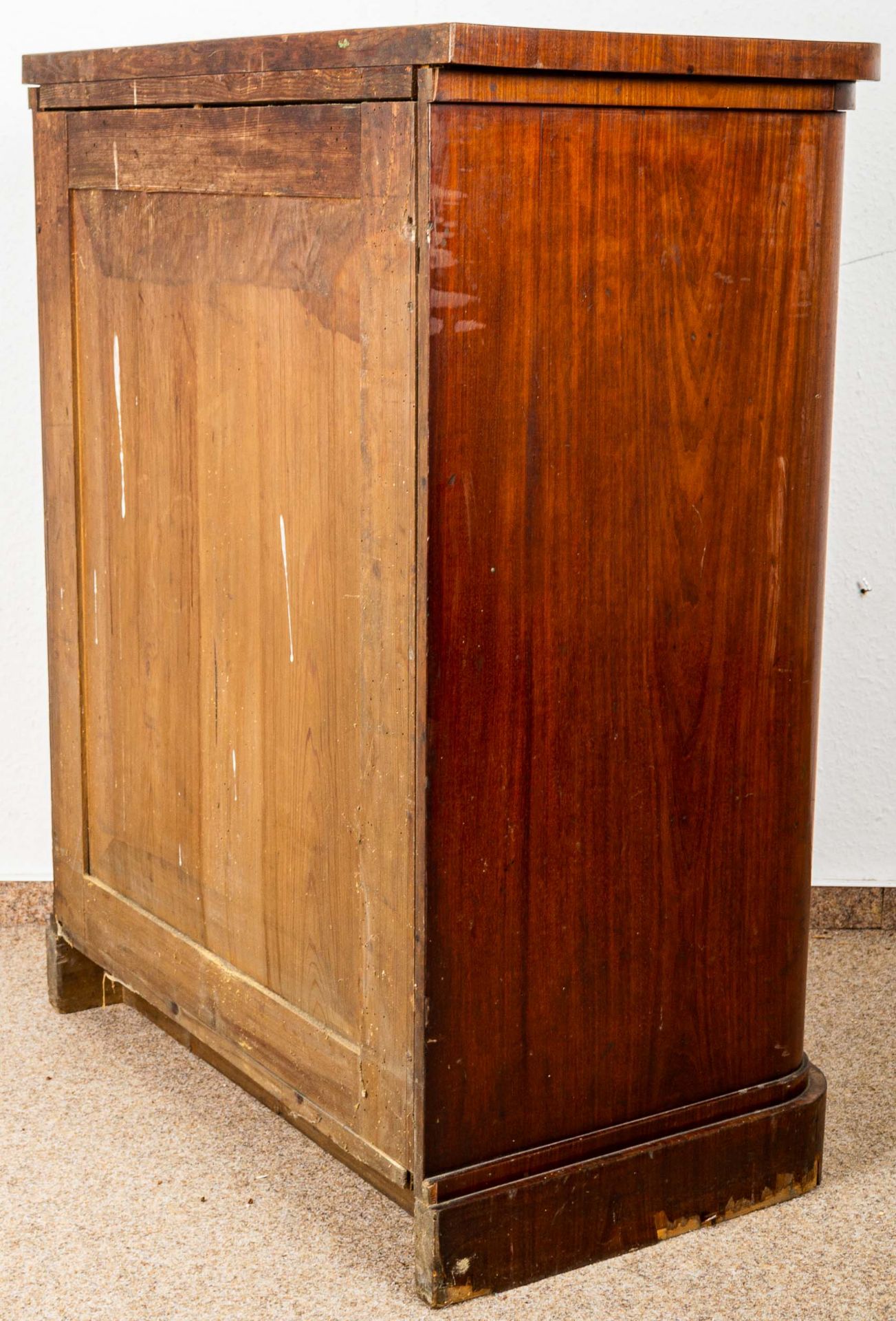 Großer Pfeilerschrank, Biedermeier Berlin / Brandenburg um 1820/ 30. Mahagoni m - Image 14 of 16