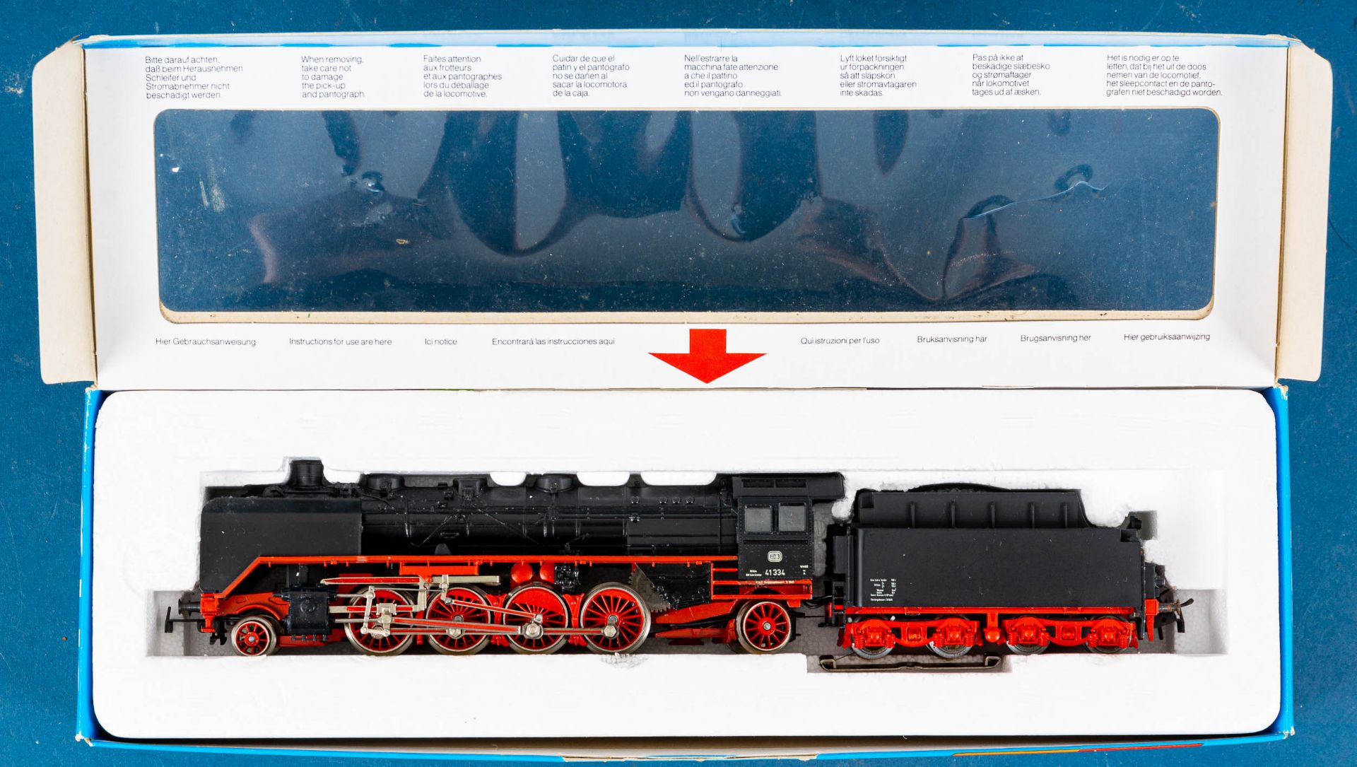 Tenderlok, Märklin, Spur H0, Modell-Nr. 3082, in orig. Kartonage, ungeprüft, gebraucht. - Bild 4 aus 4