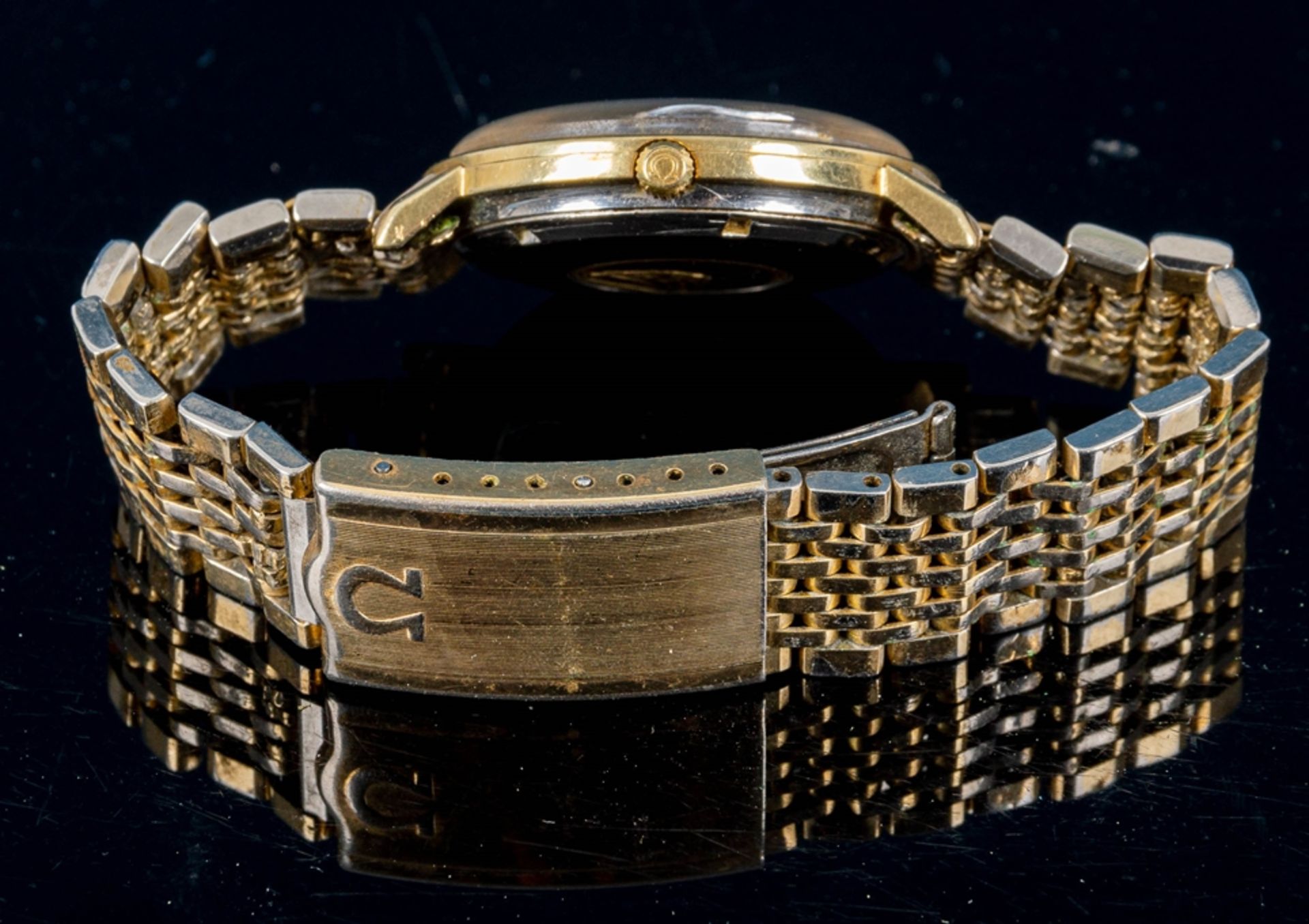 OMEGA - CONSTELLATION Herrenarmbanduhr, Automatikwerk, Datum bei der "3", zentrale Sekunde, 1960er/ - Bild 4 aus 8