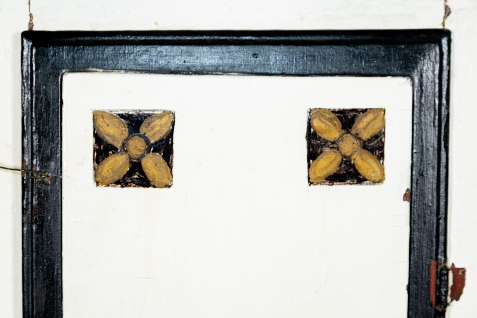 Antike schwedische MORA-Standuhr, polychrom lackiertes Nadelholzgehäuse, 19. Jhdt. Höhe ca. 205 cm, - Bild 12 aus 15