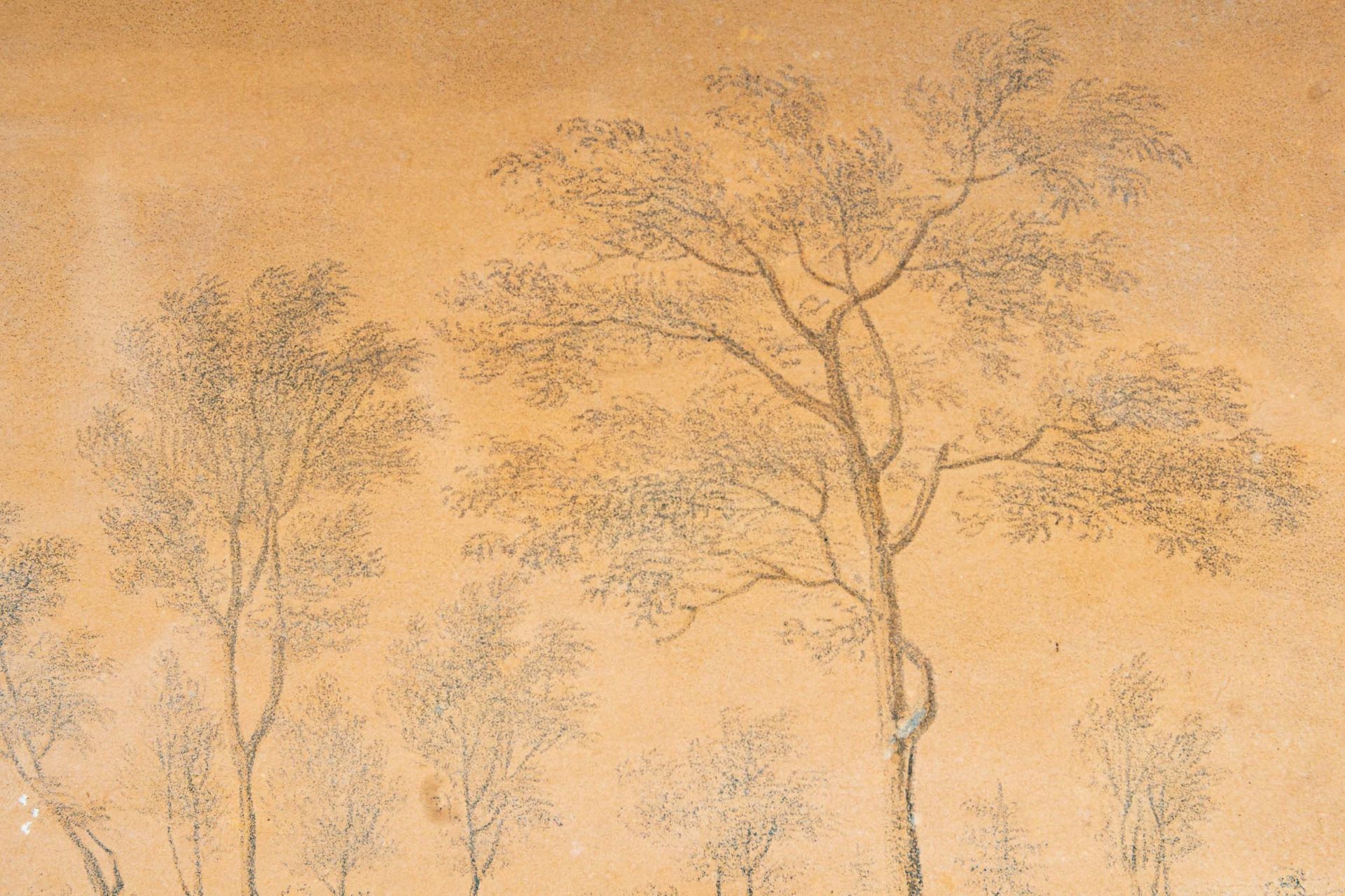 Antiker Obstholzrahmen, Biedermeier um 1830, Profilbreite ca. 4,4 cm, lichtes Innenmaß ca. 2,48 x 3 - Bild 6 aus 7