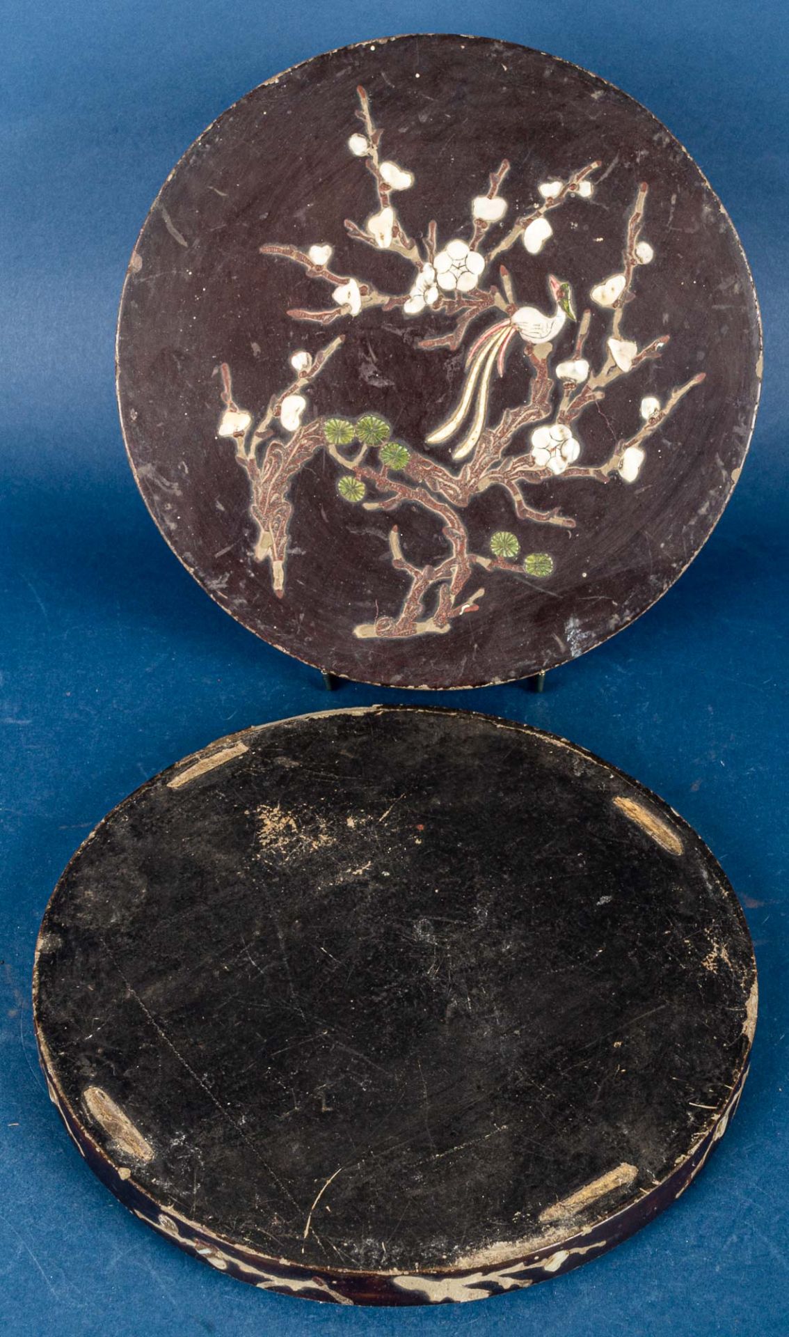 Rundes Vorspeisenset in schwarzem Lackkasten, China Qing - Dynastie, Anfang 20. Jhdt., Durchmesser  - Bild 5 aus 8