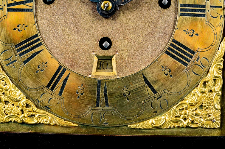 Antike engl. Bracket-Clock des Uhrmachers Nicholas Lambert, um 1760/70, mit Carillon-Spielwerk; ung - Bild 12 aus 31