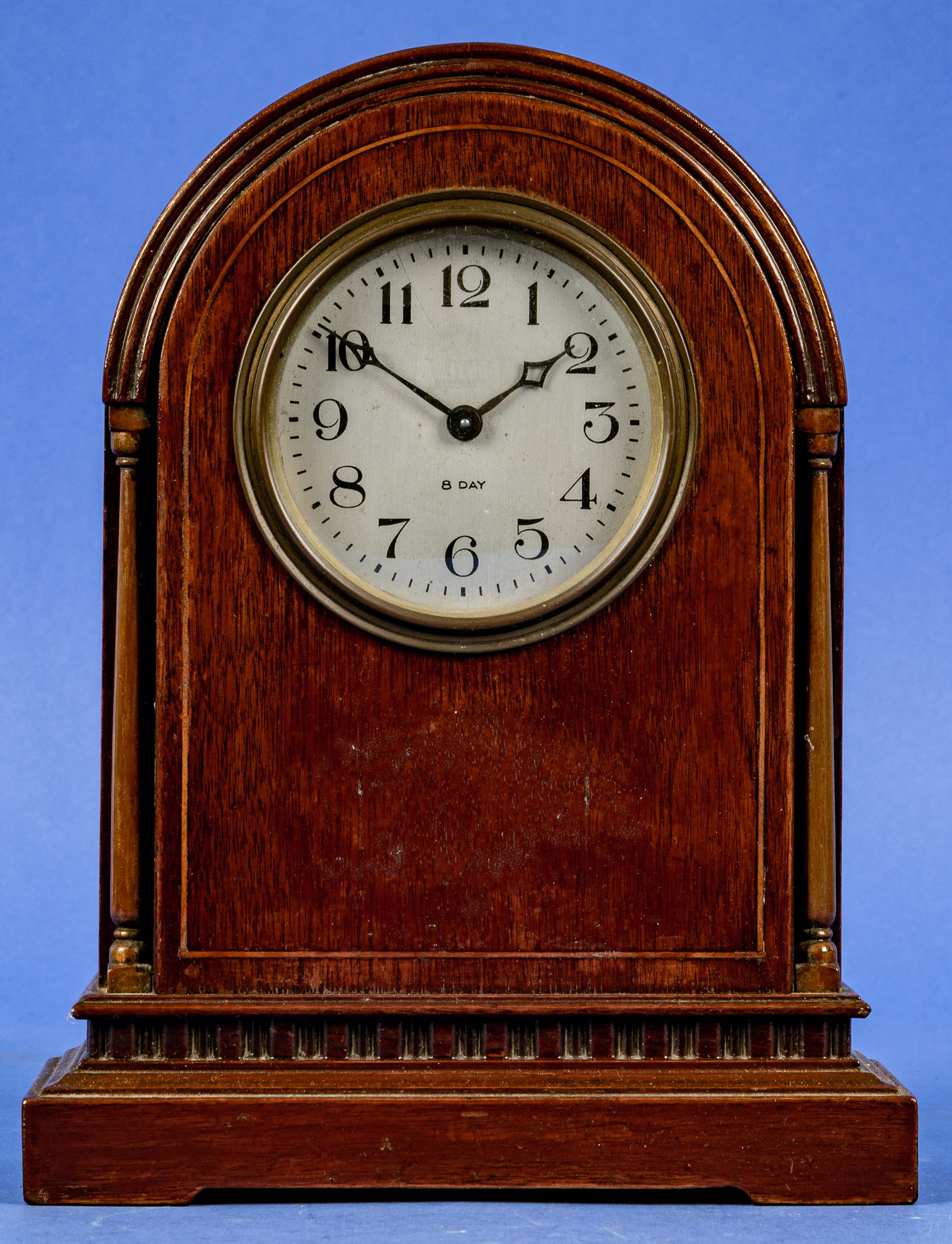 Antike Vertiko-Uhr, funktionstüchtiges 8 Tagewerk (wurde nicht auf Ganggenauigkeit und Vollständigk - Image 2 of 8