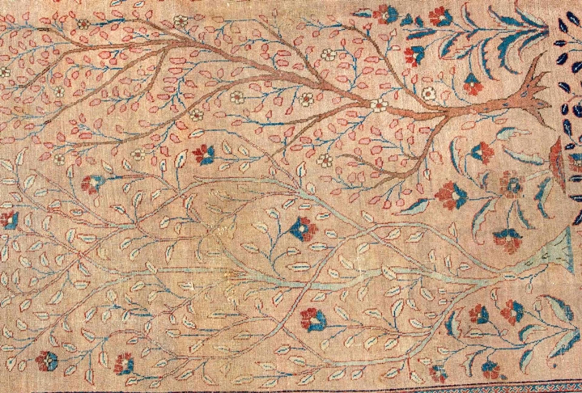 Antiker Täbriz, Nordwestpersien 2. Hälfte 19. Jhdt., Format ca. 291 x 394 cm. Schafschurwolle geknü - Image 10 of 22