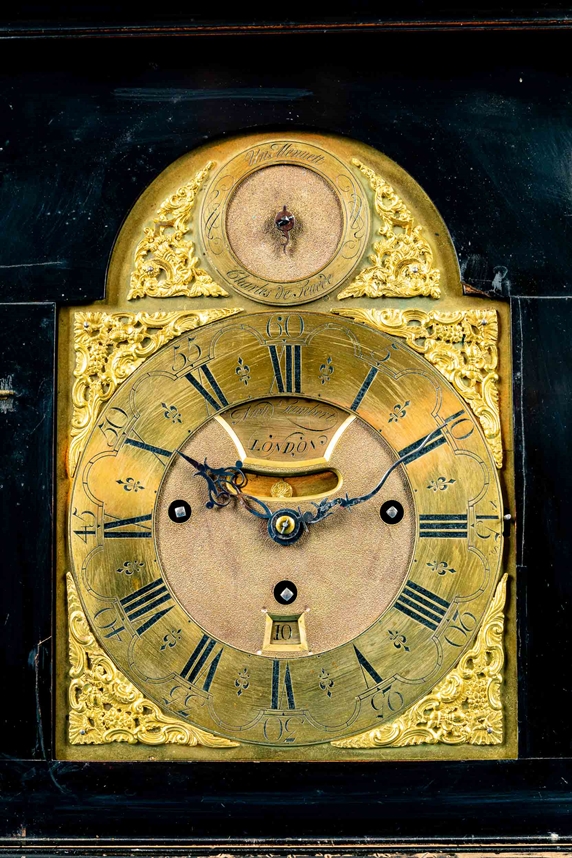 Antike engl. Bracket-Clock des Uhrmachers Nicholas Lambert, um 1760/70, mit Carillon-Spielwerk; ung - Bild 9 aus 31