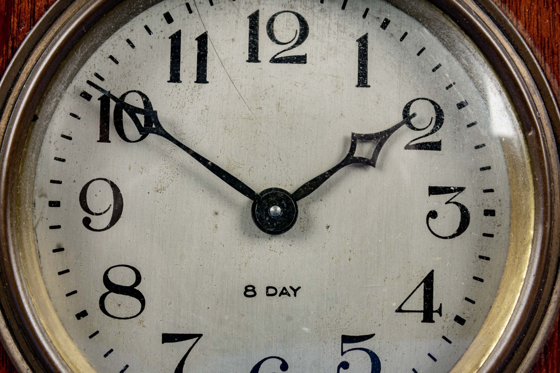 Antike Vertiko-Uhr, funktionstüchtiges 8 Tagewerk (wurde nicht auf Ganggenauigkeit und Vollständigk - Image 5 of 8