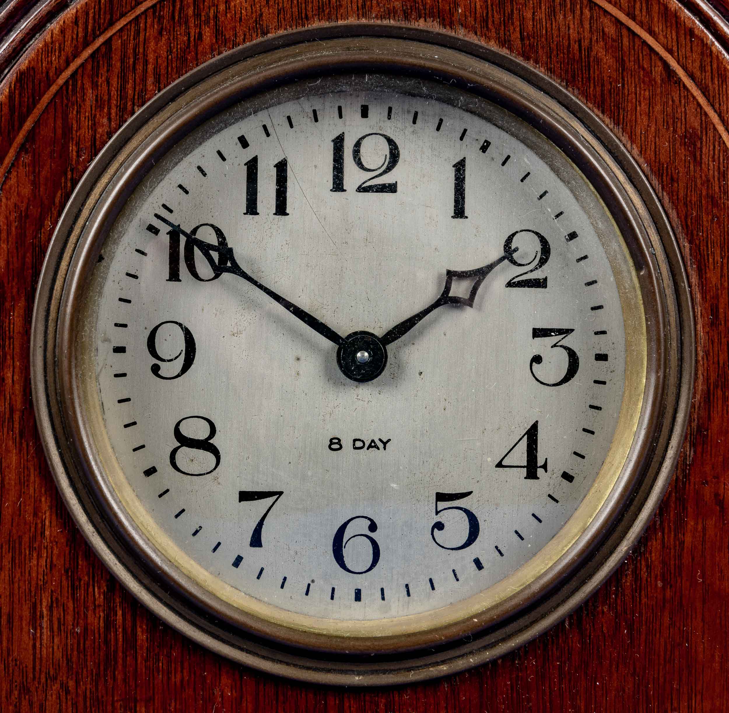 Antike Vertiko-Uhr, funktionstüchtiges 8 Tagewerk (wurde nicht auf Ganggenauigkeit und Vollständigk - Image 4 of 8