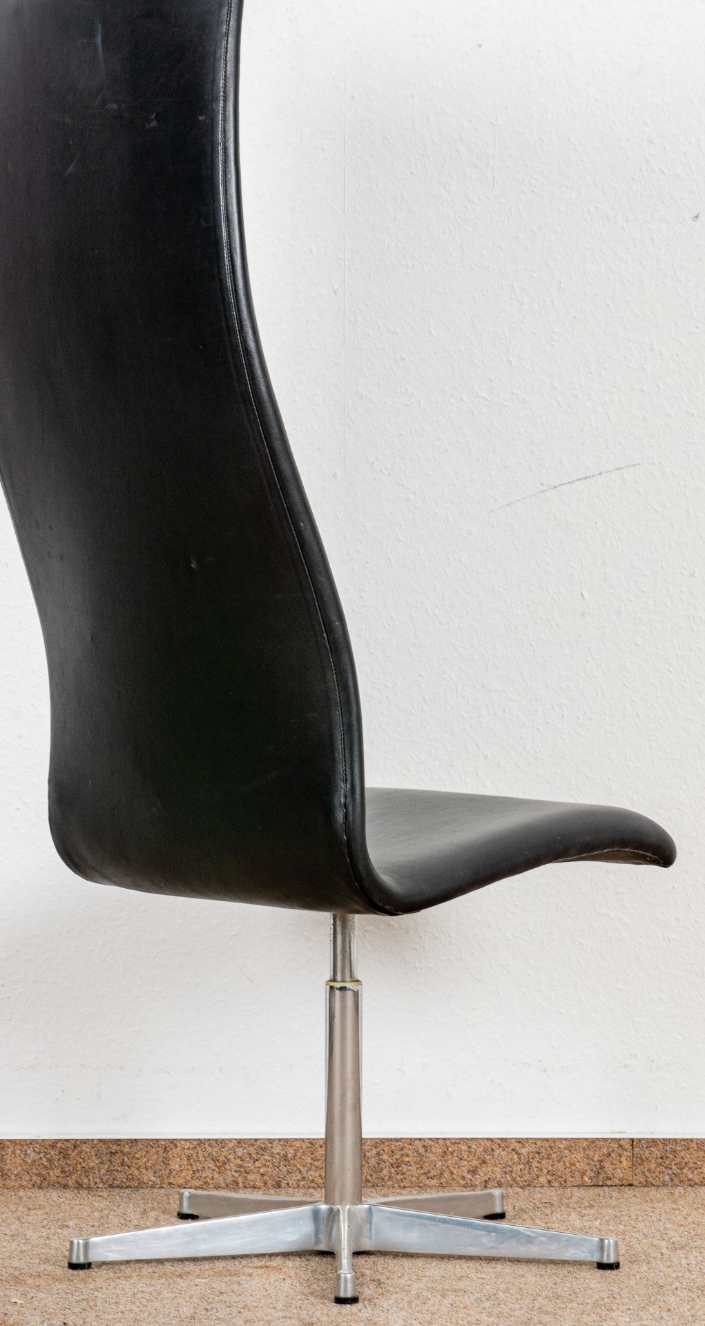 1 x Oxford Chair Model 3162 für Fritz Hansen, designed by ARNE JACOBSEN (Dänemark); Entwurf von ca - Image 4 of 12