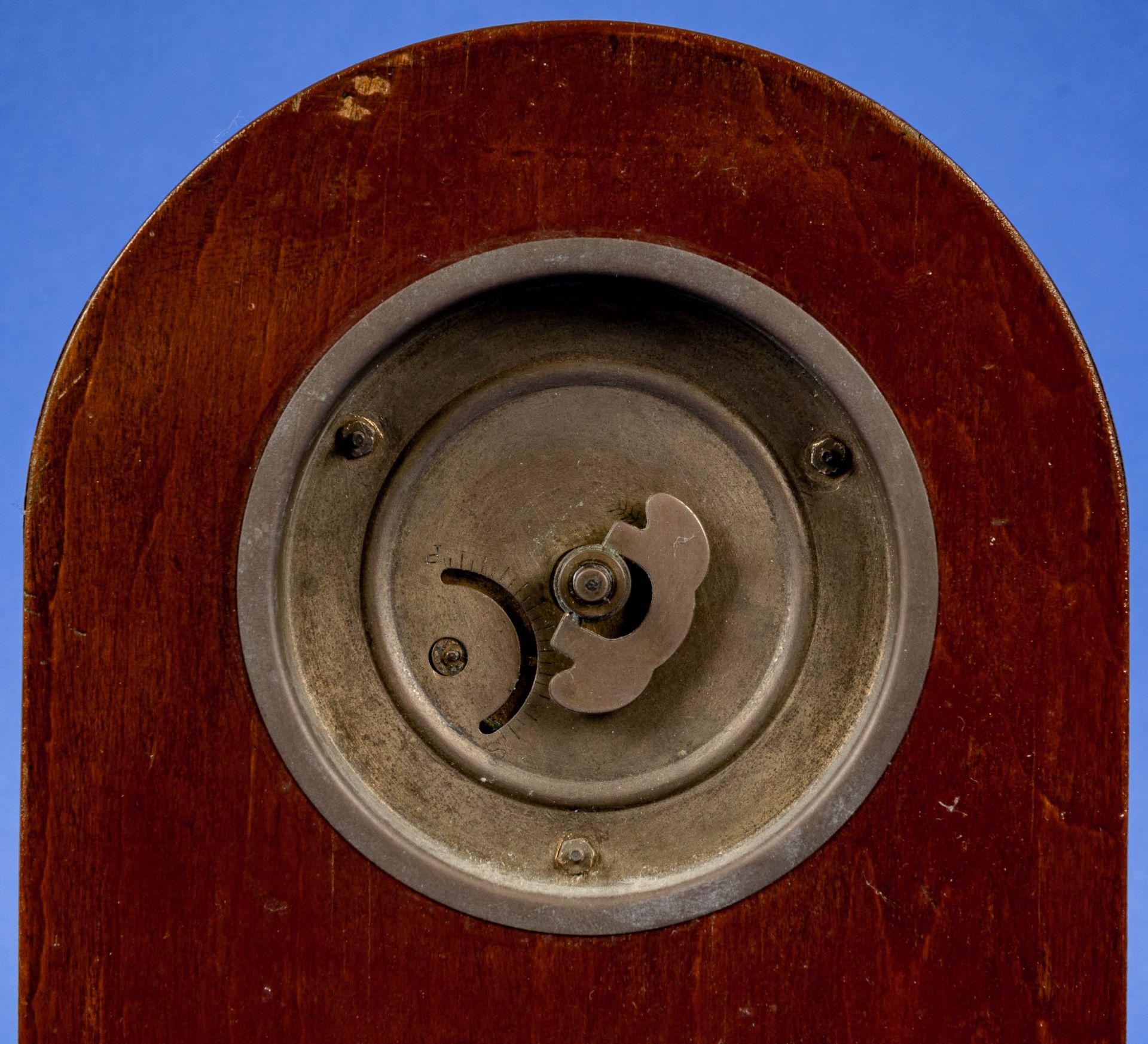 Antike Vertiko-Uhr, funktionstüchtiges 8 Tagewerk (wurde nicht auf Ganggenauigkeit und Vollständigk - Image 8 of 8