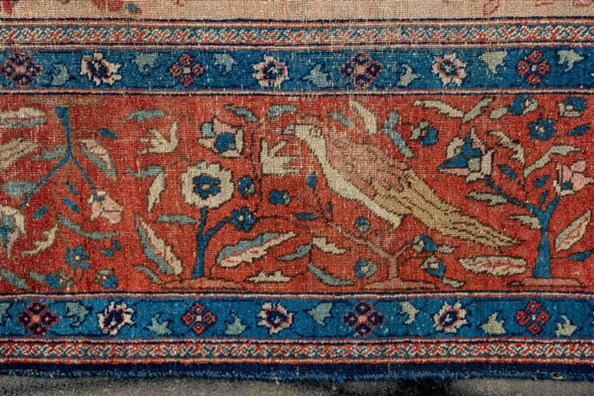 Antiker Täbriz, Nordwestpersien 2. Hälfte 19. Jhdt., Format ca. 291 x 394 cm. Schafschurwolle geknü - Image 5 of 22