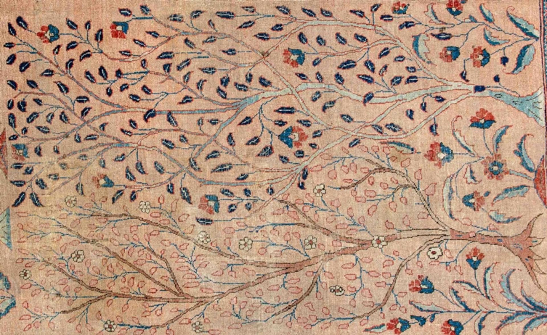 Antiker Täbriz, Nordwestpersien 2. Hälfte 19. Jhdt., Format ca. 291 x 394 cm. Schafschurwolle geknü - Image 12 of 22