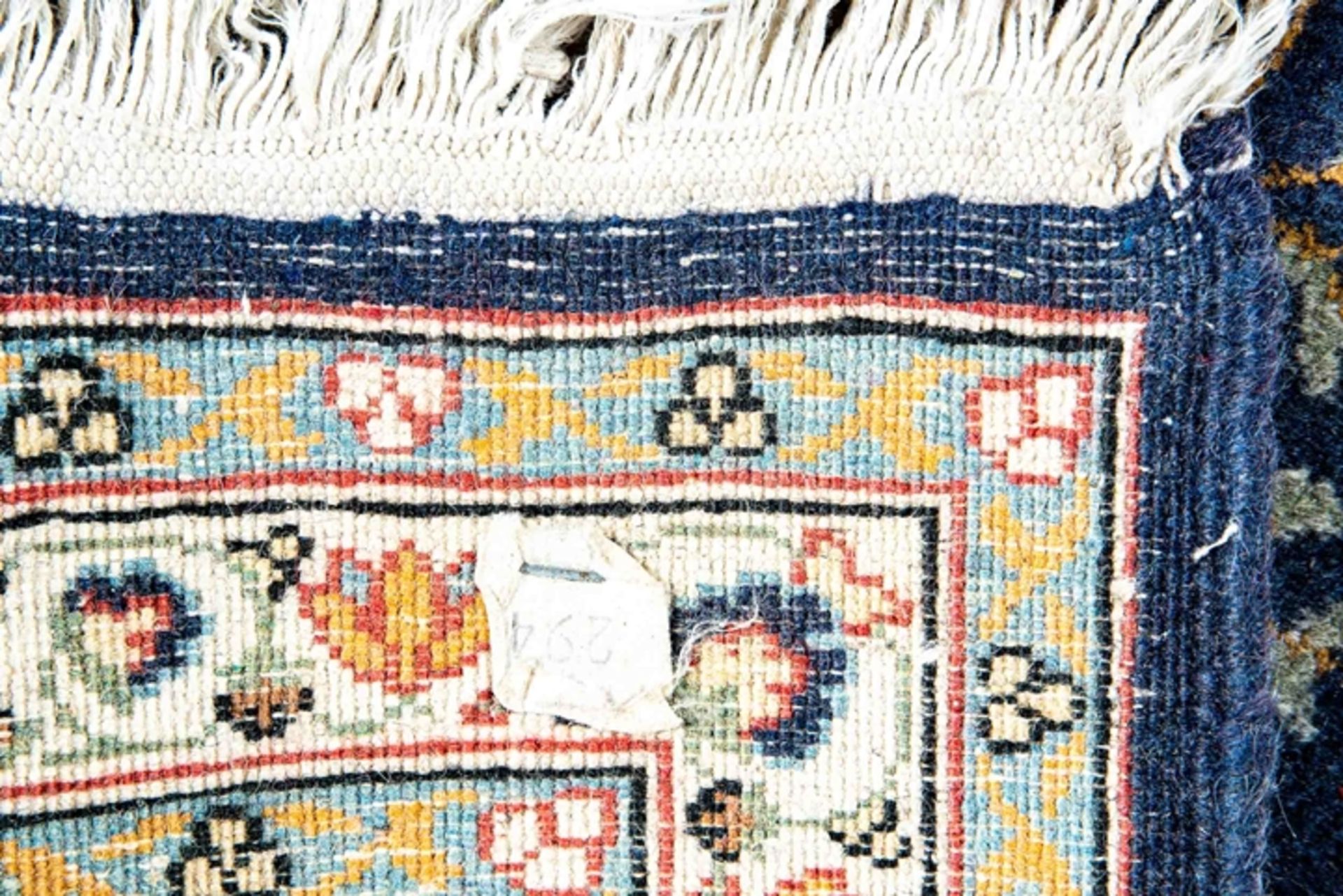 Aelterer türkischer HEREKE-Teppich, floral durchgemusterter Fond, ca. 185 x 275 cm, geringe Shirazi - Image 4 of 5