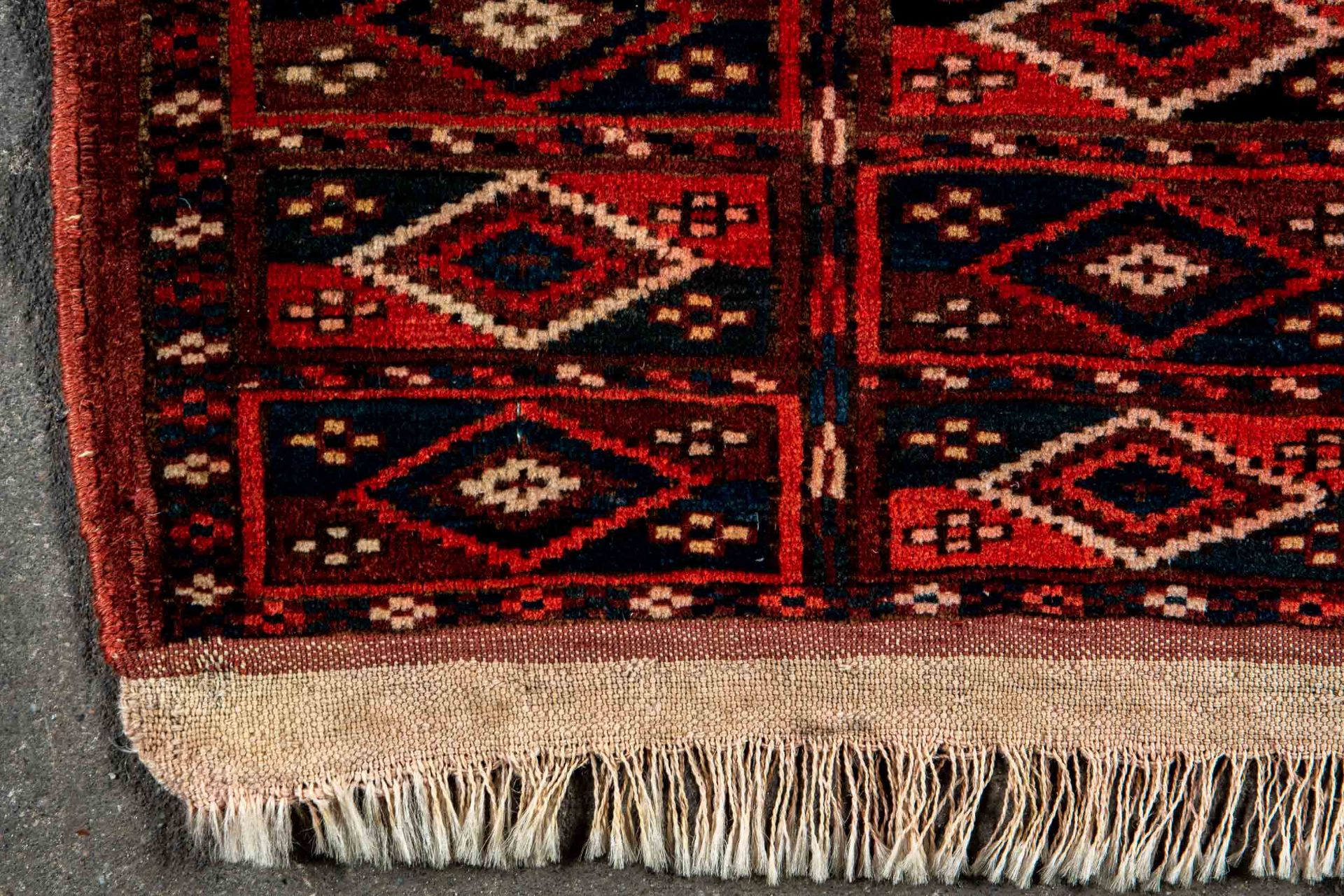 Alter Zeltbehang Tekke-Turkmene, ca. 63 x 122 cm. - Image 3 of 4