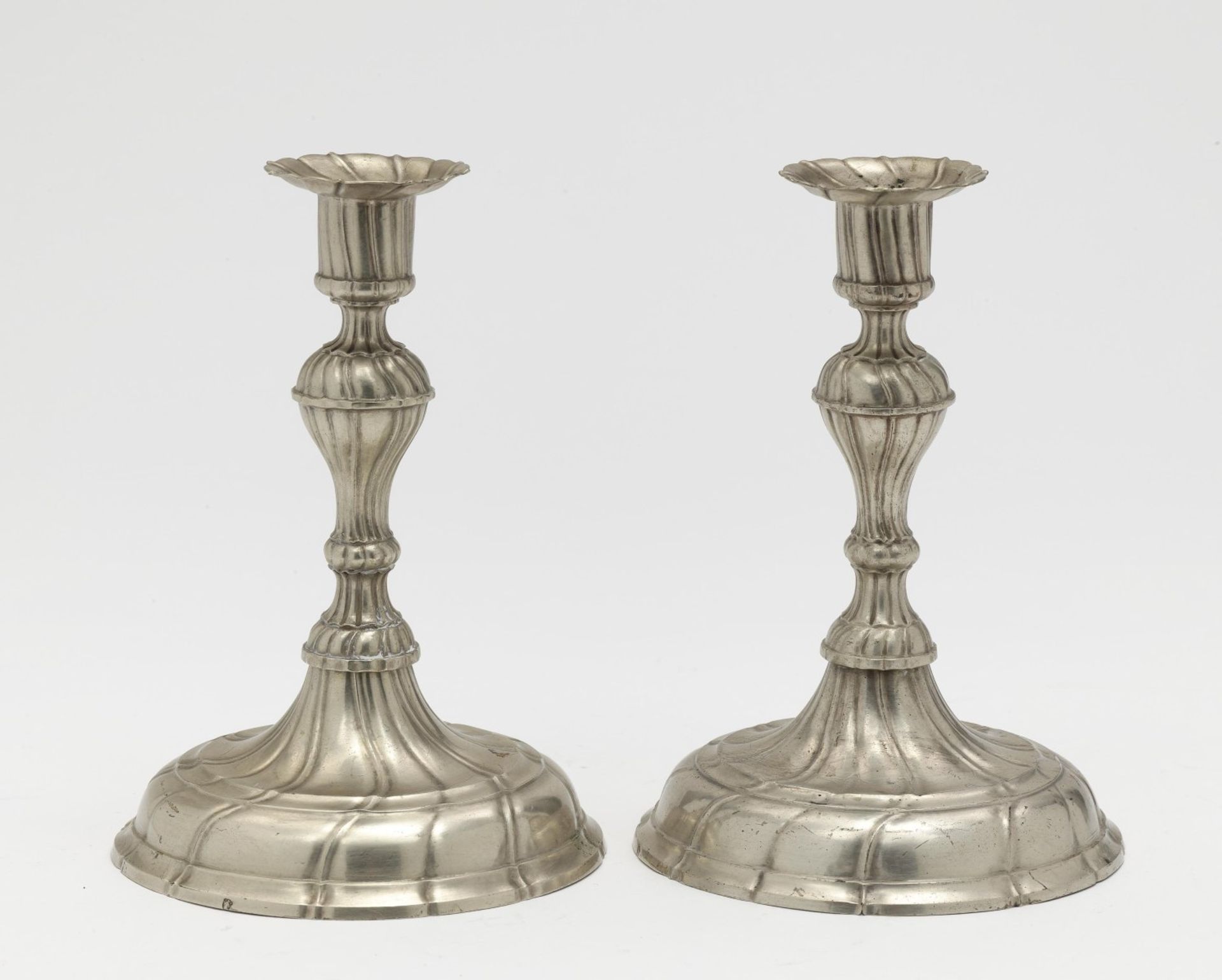 A pair of candlesticks