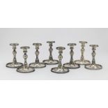 Eight candlesticks