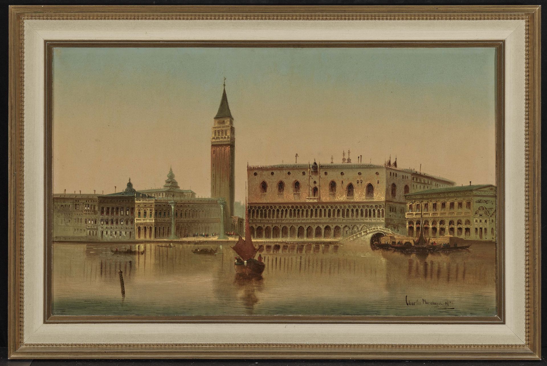 Venedig - Blick auf den Dogenpalast und die Piazzetta - Image 2 of 2