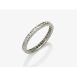 Memoryring mit Diamanten