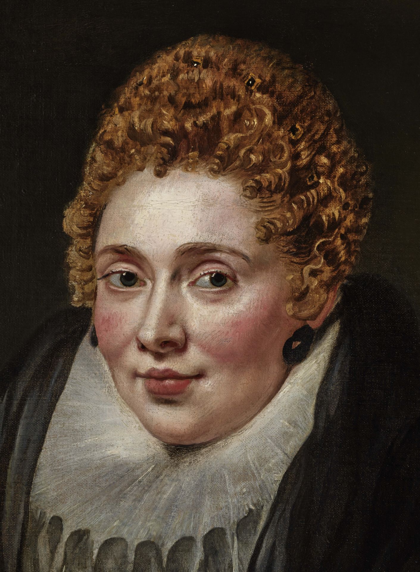 Damenbildnis. Peter Paul Rubens, 1577 Siegen - 1640 Antwerpen und Mitarbeiter - Image 2 of 3