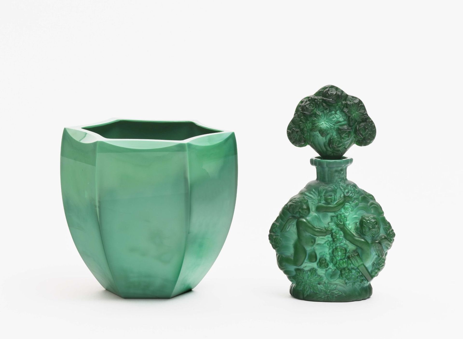 Flakon und Vase