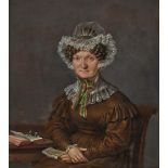 (Selbst-) Bildnis eines Künstlers - Bildnis einer Dame mit Brief