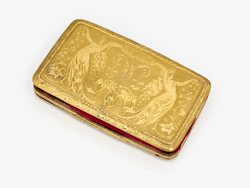 Geldbörse in Form einer prächtigen Golddose - Image 2 of 3