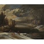 Winterlandschaft mit Figurenstaffage