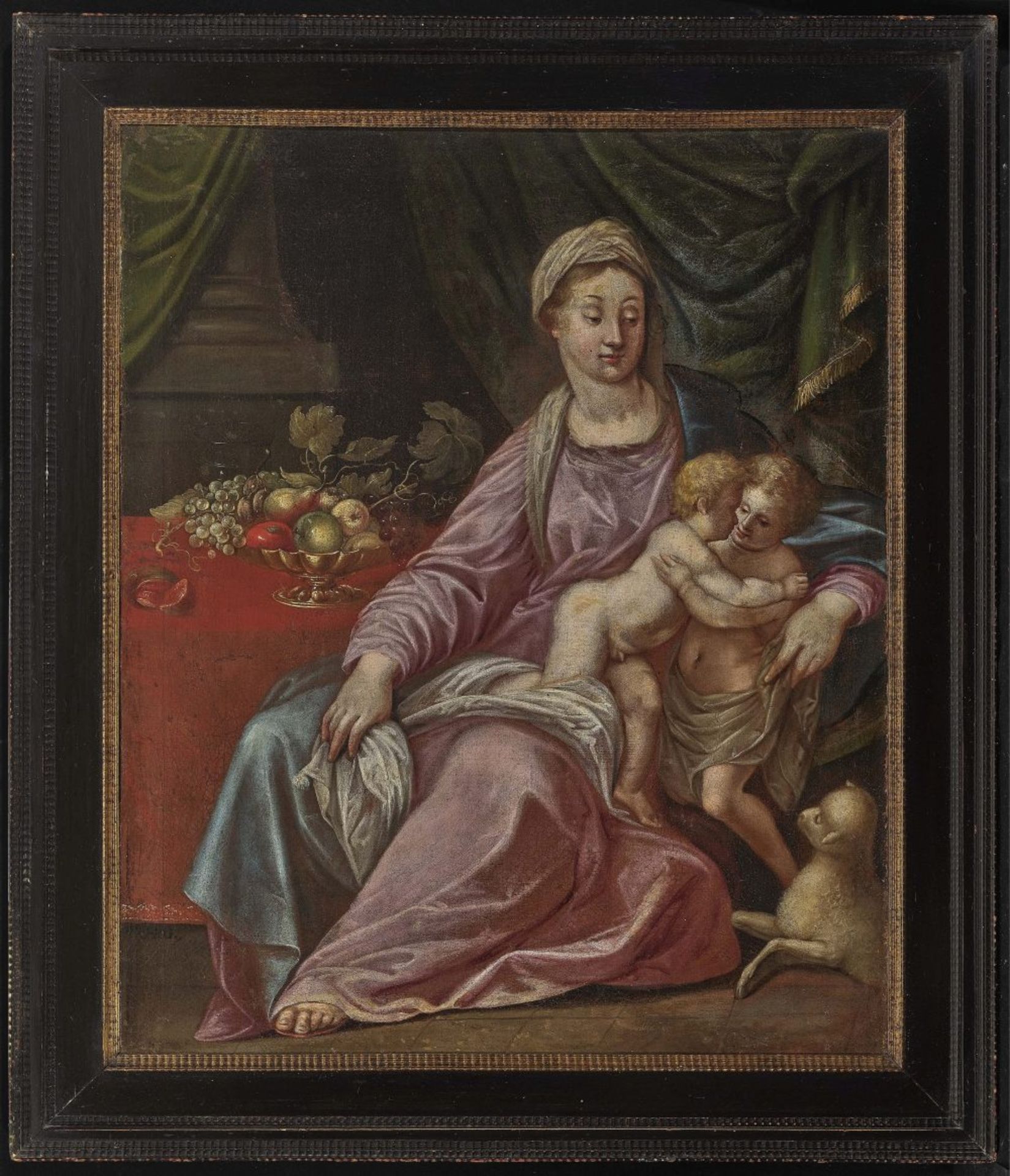 Maria mit dem Kind und dem Johannesknaben - Bild 2 aus 2
