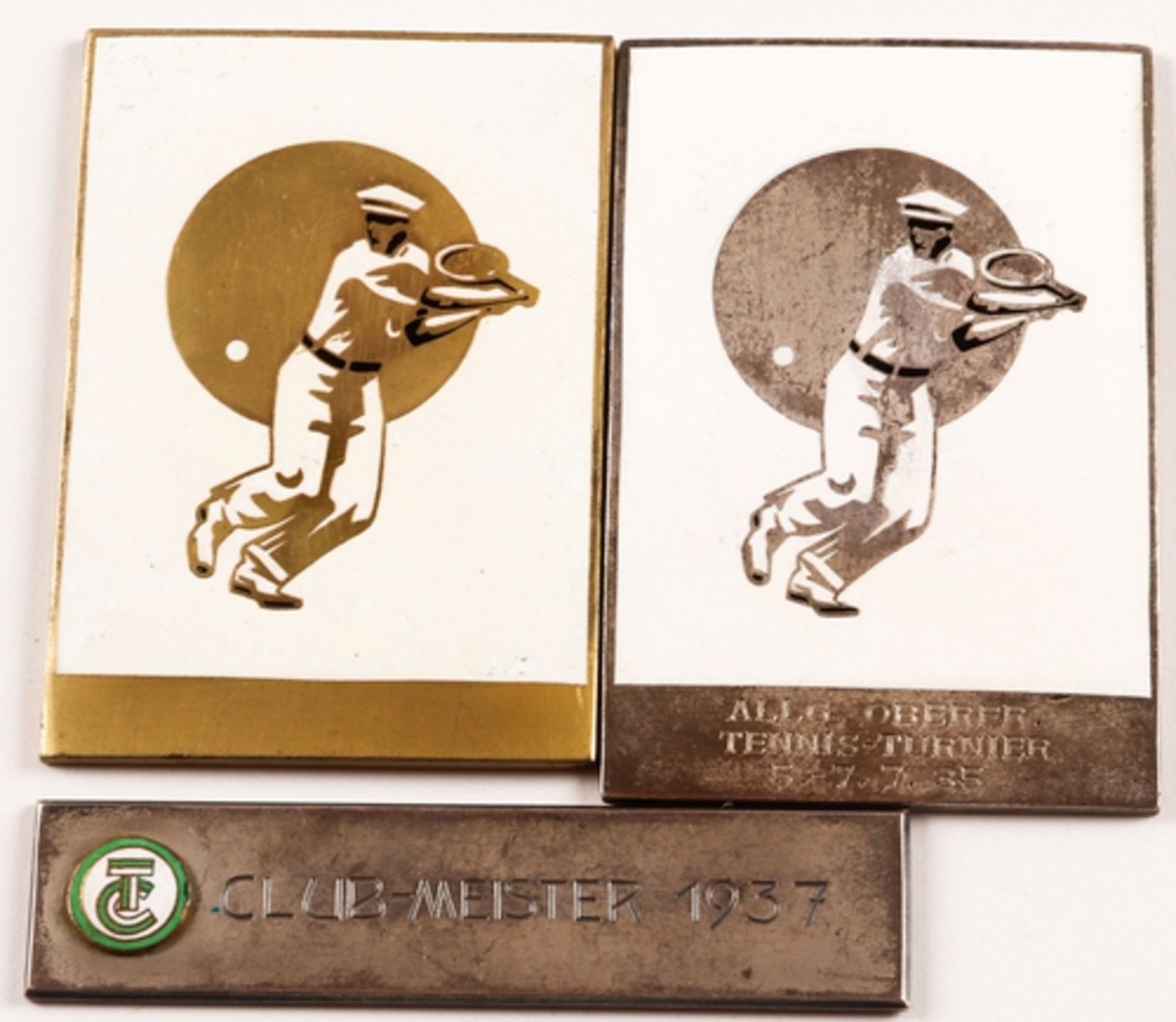 Accessoires 3-teilig Plaketten von 1935 und 1937