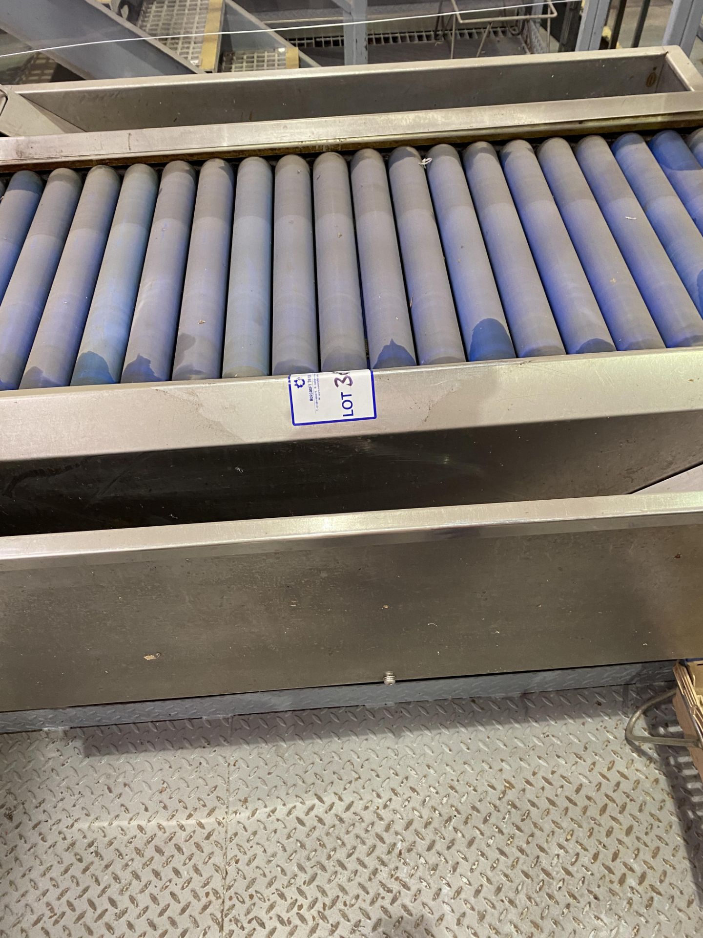 Stainless Steel inspection roller table - Image 2 of 2