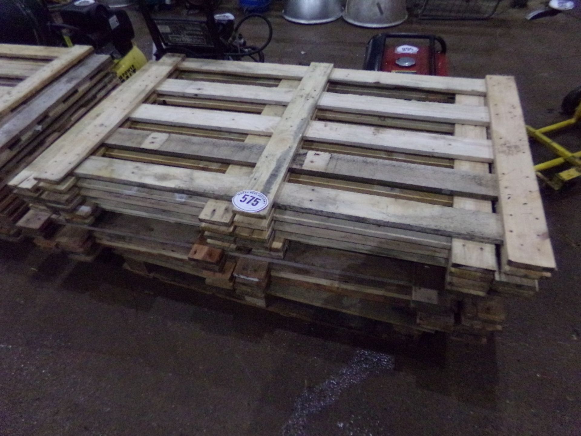 10 WOODEN HURDLES (NO VAT)