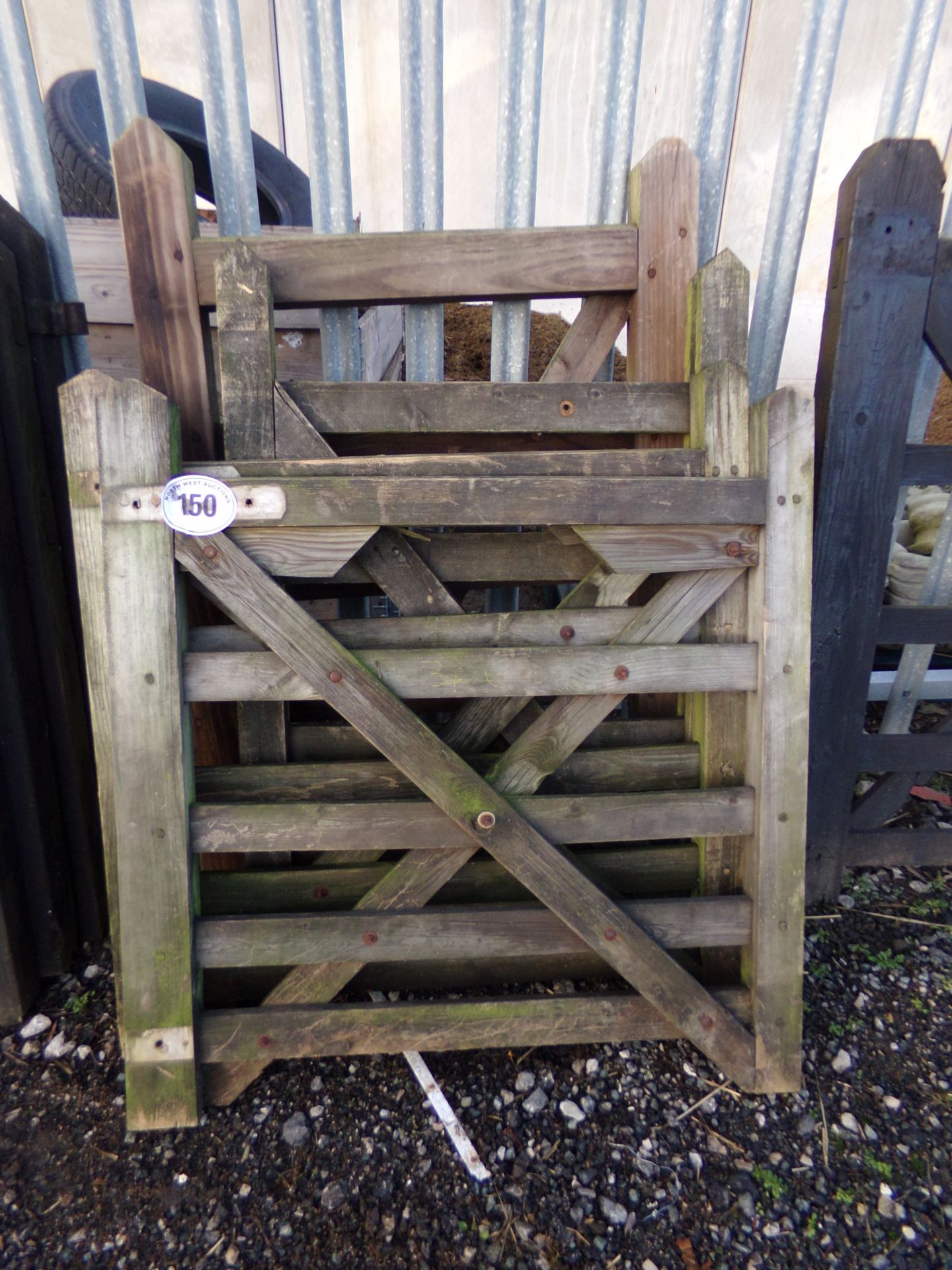 4 SMALL WOODEN GATES