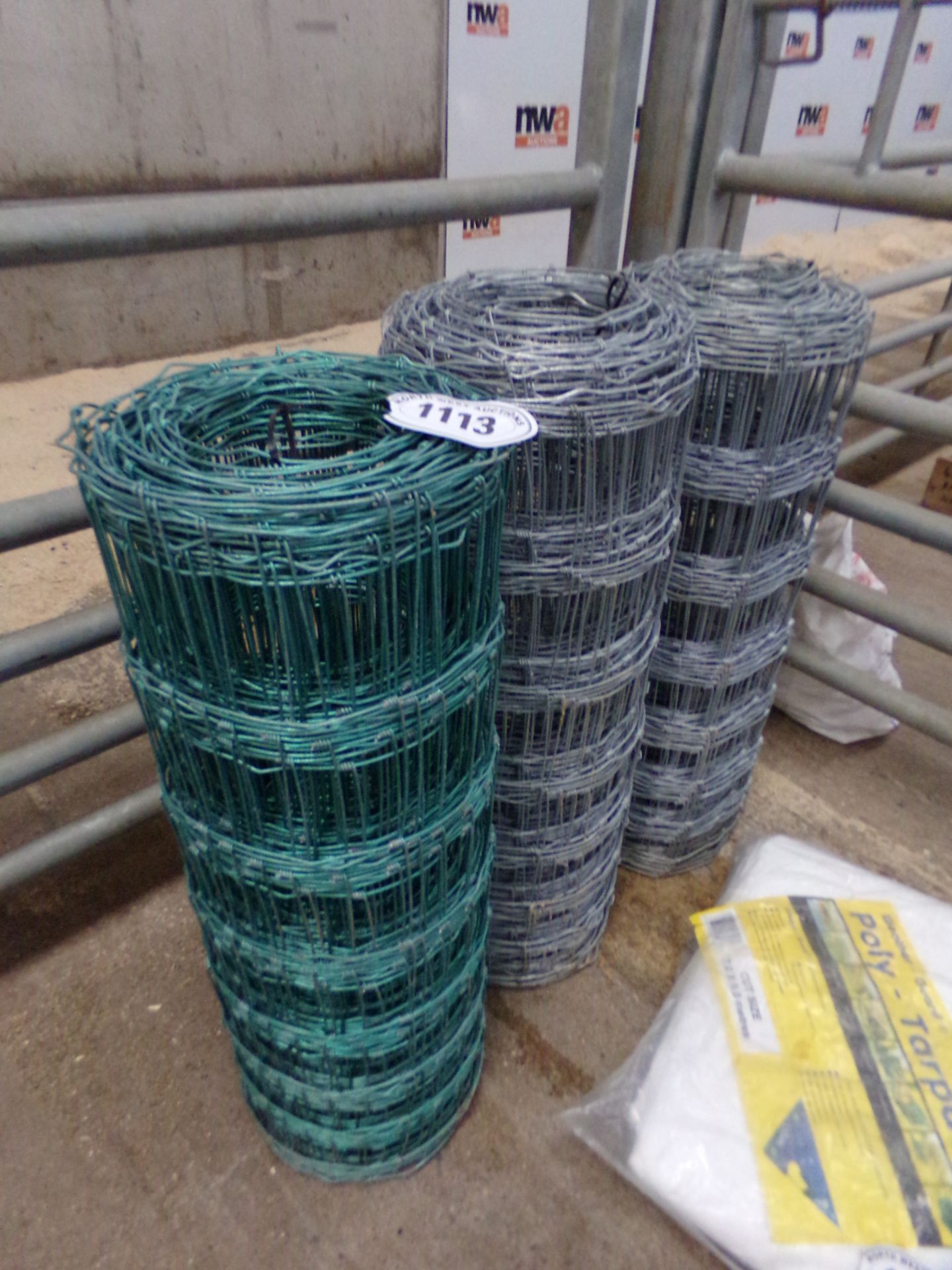 3 ROLLS OF WIRE NETTING + VAT