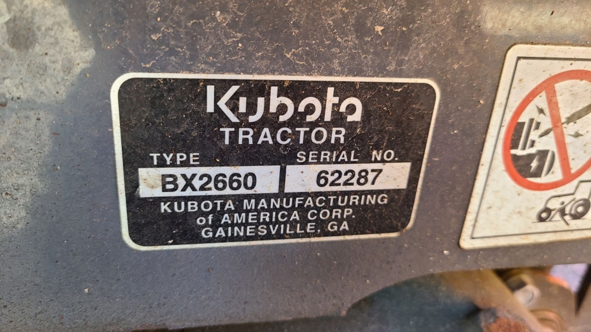 Kubota Bx2660 Tractor - Image 10 of 20