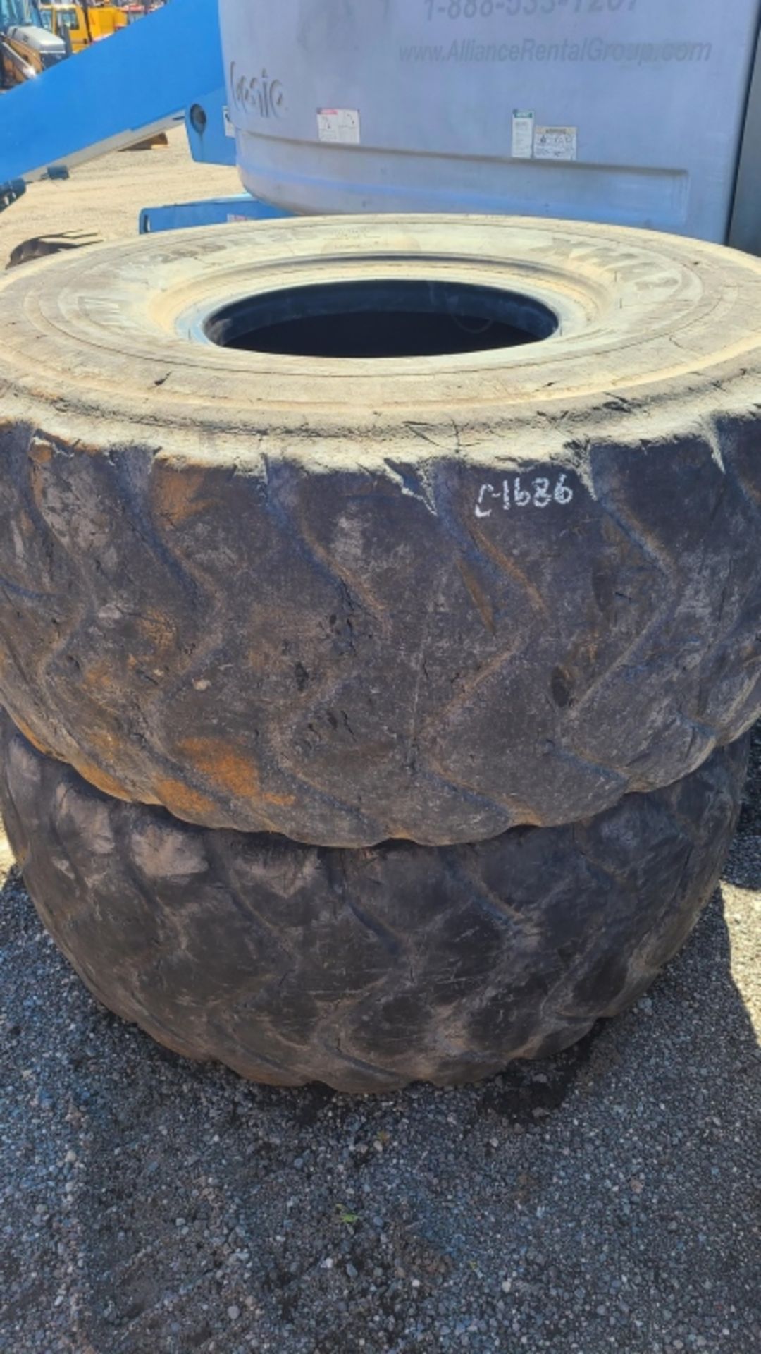 (2) 26.5x25 tires