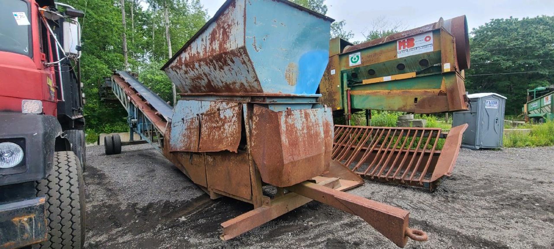 Powerscreen Stacker With Grizzly: Self Contained