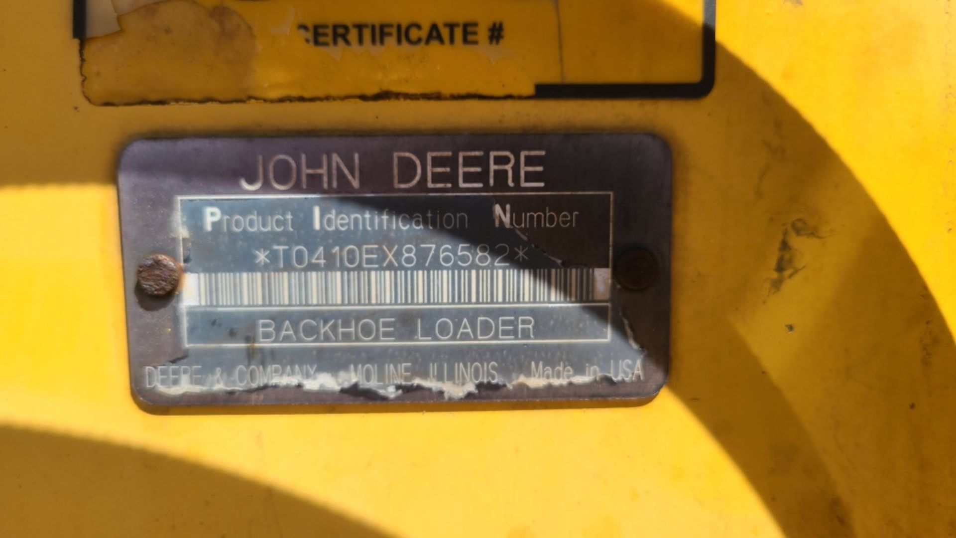 1999 John Deere 410e Backhoe - Image 6 of 8