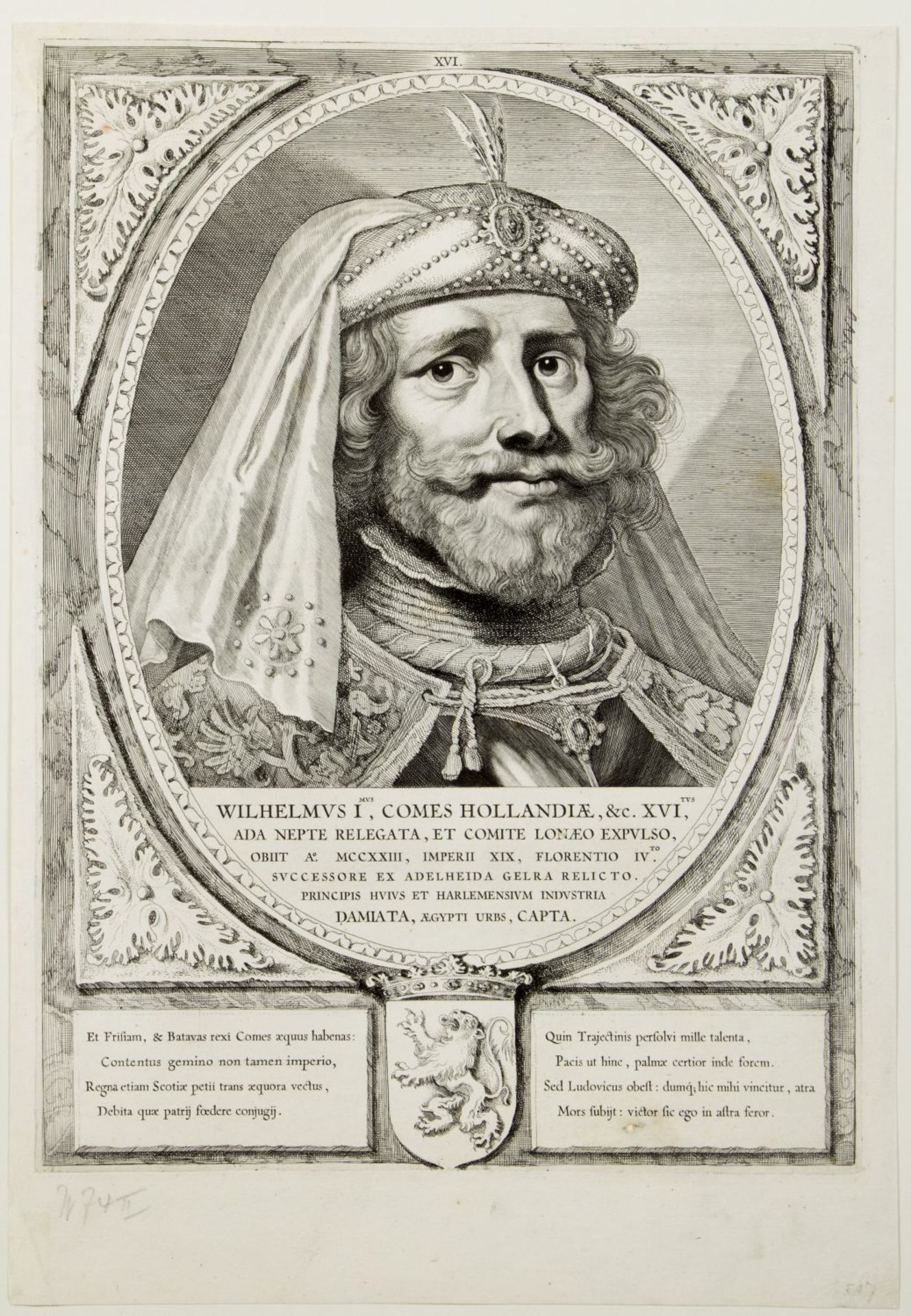 Vischer, Cornelis. Um 1628/29 - Haarlem - 1658 Portraits holländischer Fürsten. 10 R - Image 10 of 11