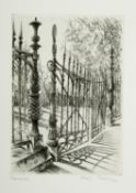 Escher, Rolf. 1936 Hagen Eingang zum Giardino Garibaldi in Palermo. Gazzetta Dip. Gepa
