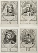 Vischer, Cornelis. Um 1628/29 - Haarlem - 1658 Portraits holländischer Fürsten. 10 R