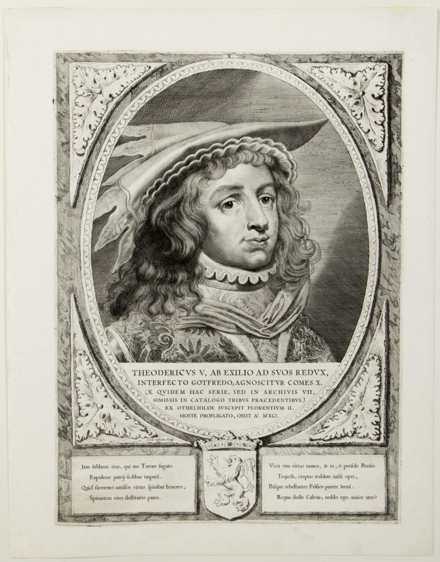 Vischer, Cornelis. Um 1628/29 - Haarlem - 1658 Portraits holländischer Fürsten. 10 R - Image 5 of 11