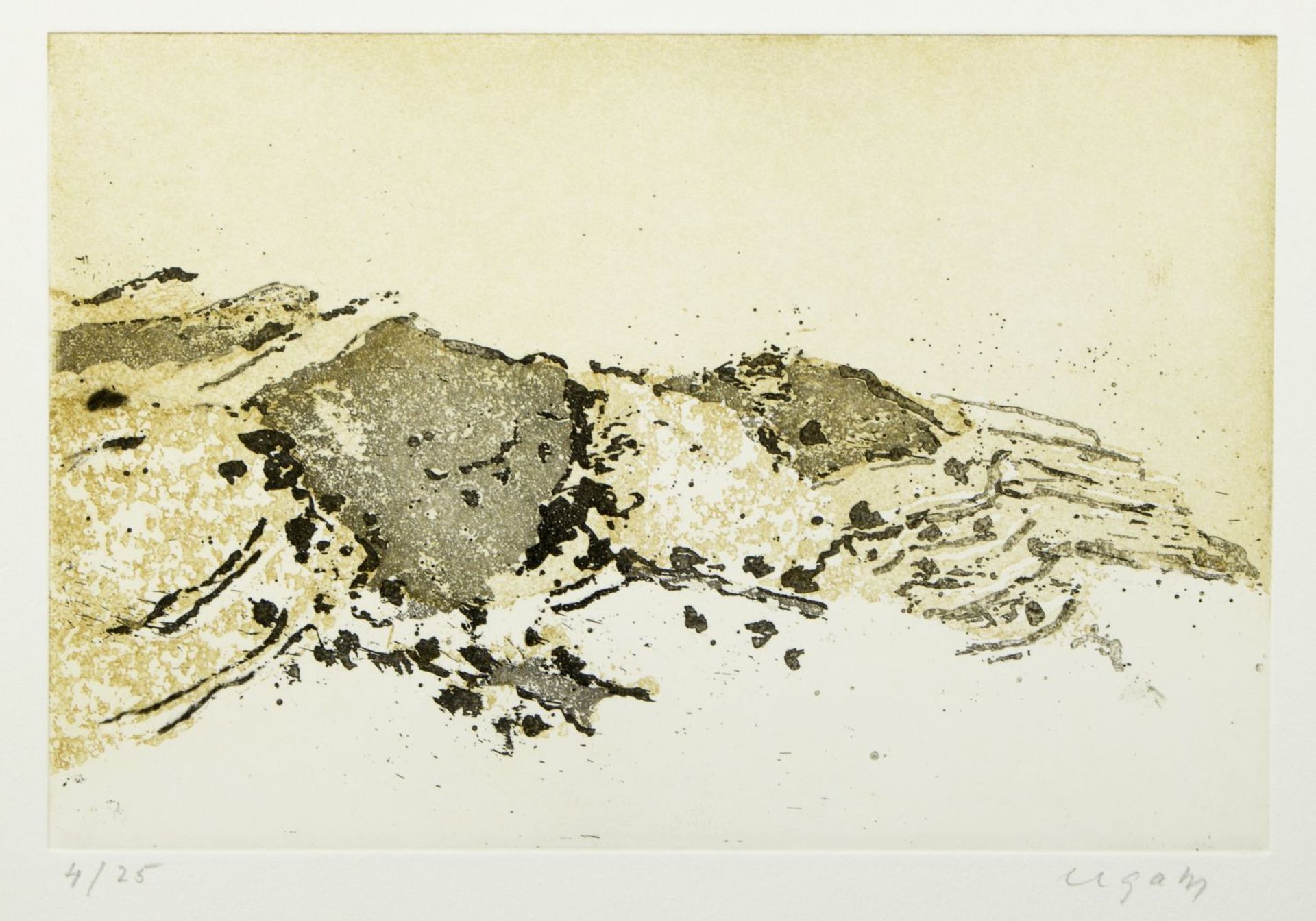 Legath, Andreas. 1961 Kolbermoor Terra Sarda. 6 Radierungen. Sign. 42 x 55 cm. In Orig.-Mappe - Bild 3 aus 4