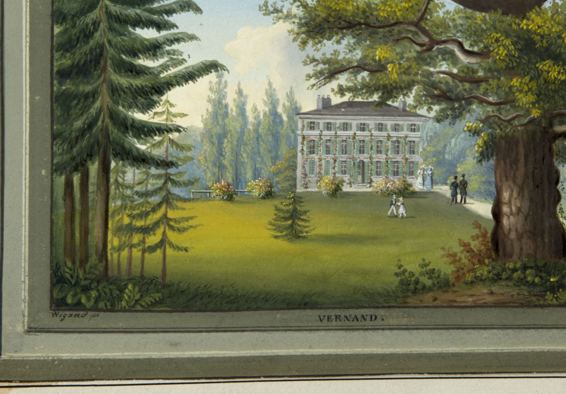 Wigand, Balthasar. 1771 Wien - Felixdorf 1846 Vernand. 2 Gouachen. 1 Bl. sign. und bei - Bild 3 aus 5