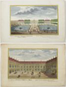 Corvinus, Johann Augustus. 1683 Leipzig - Augsburg 1738 Ansichten der Münchener Resid