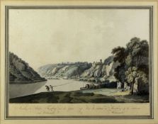 Ziegler, Johann. 1749 Meiningen - Wien 1812 Ansicht des Schlosses Thurnberg und der Ge