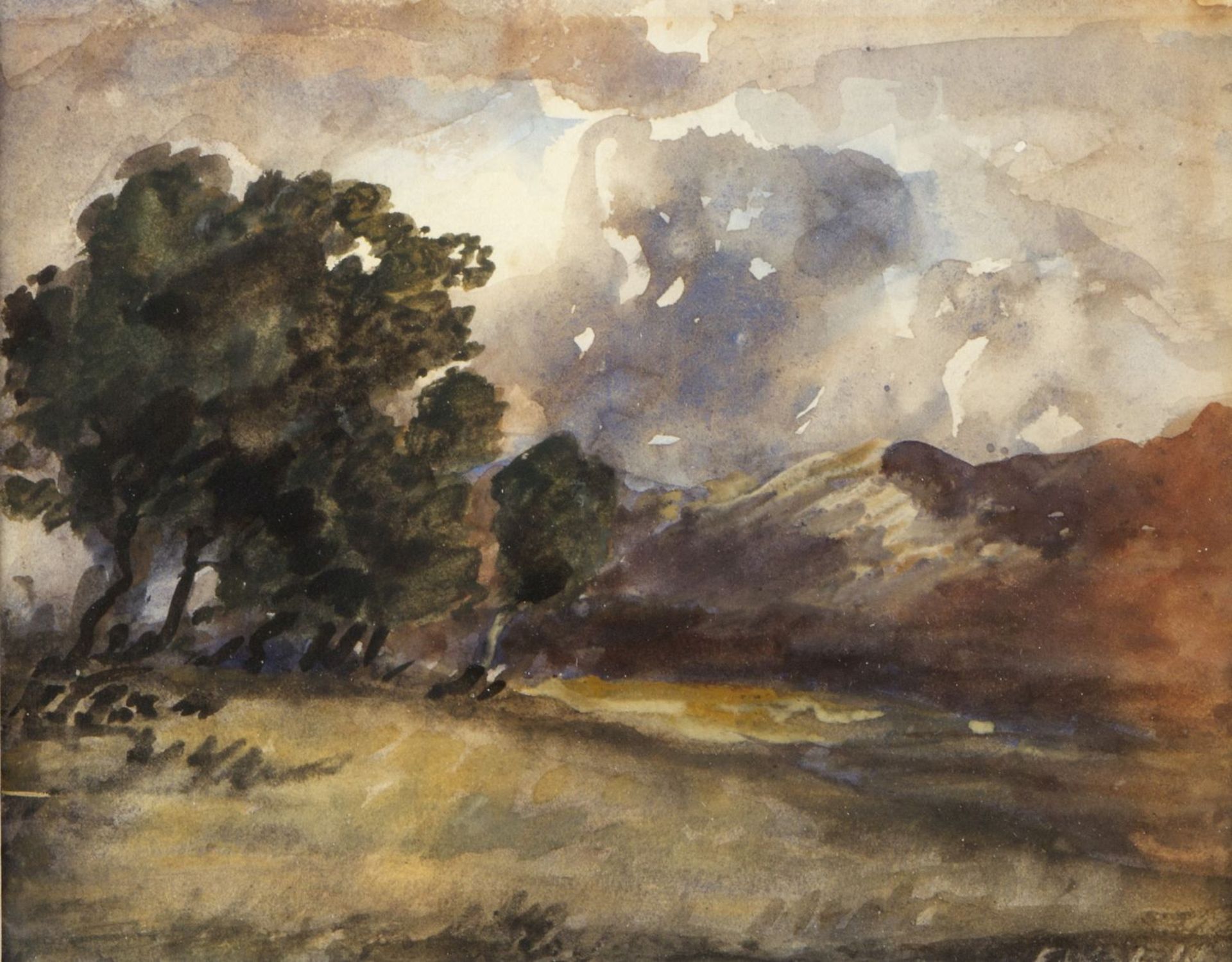 Unbekannt Landschaften. Schiffe u.a. 7 Aquarelle. Bis 20 x 31,5 cm. - Image 5 of 8