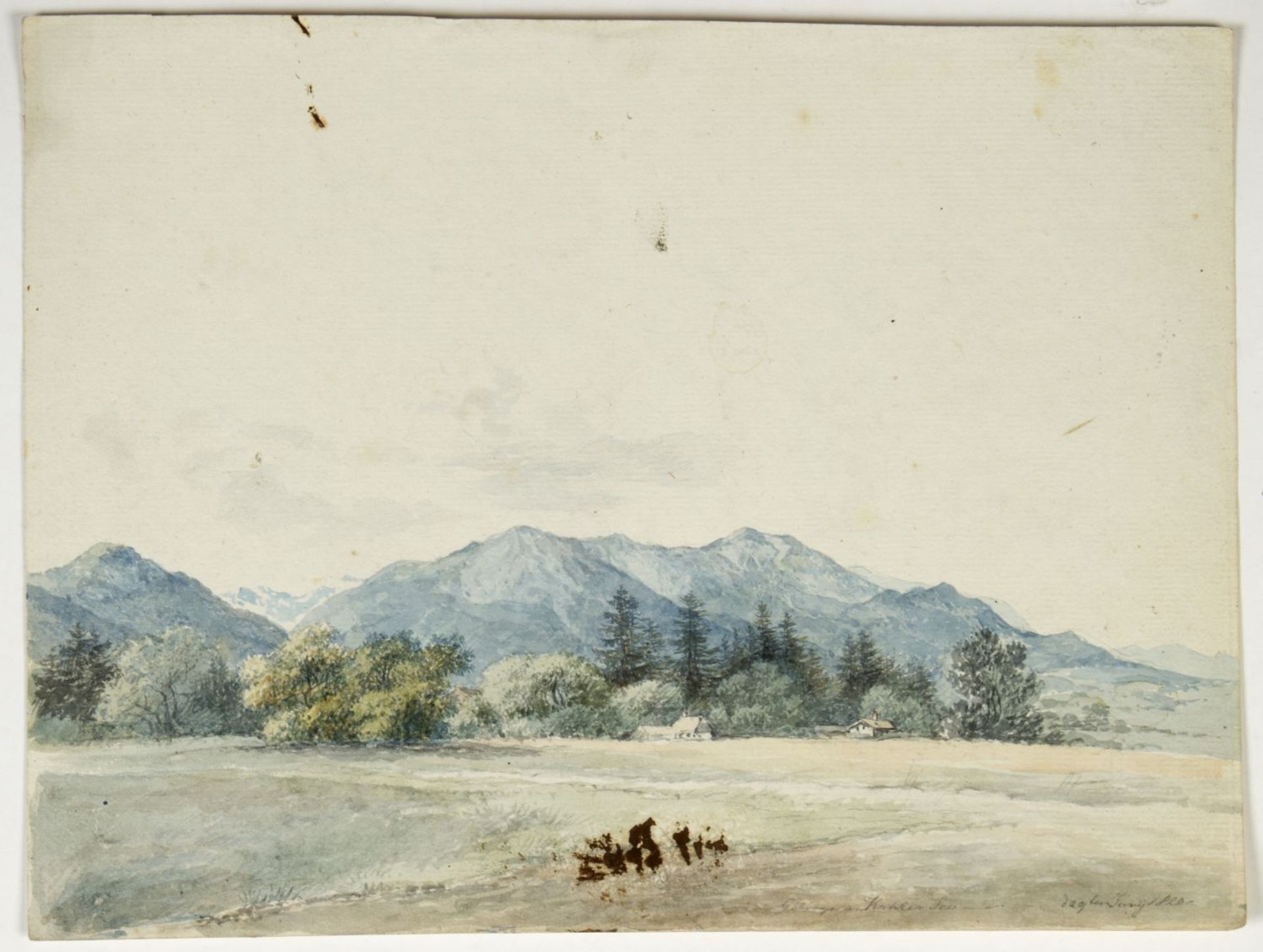 Kunkler, Adolf. 1792 - Gnadenberg bei Bunzlau - 1866 Stofs bei Gais. Tillendorf. Gebirge am Kochler - Image 2 of 5